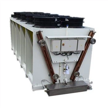 Radiador remoto para geradores de turbina a vapor